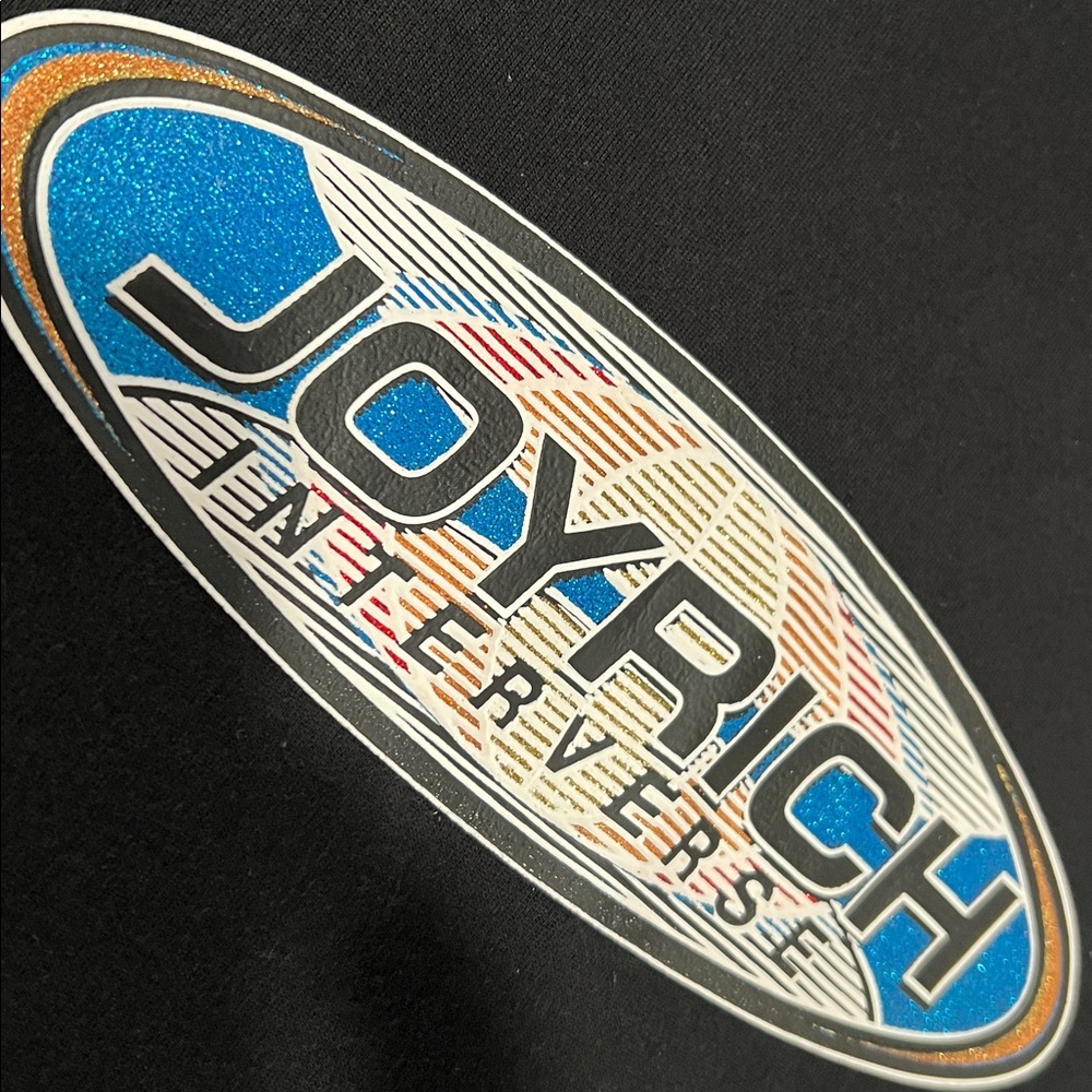 Joyrich Black Long Sleeve Tee with Blue and Yellow Accents - Picture 5 of 11